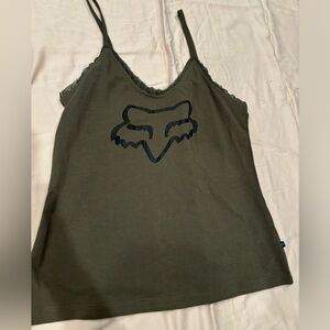 Fox Racing Army Green Tank